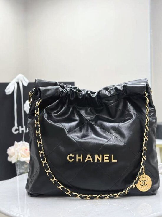CHANEL. Handbags - Chanel Small 22 Chain Hobo Quilted Calfskin